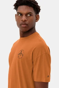 Clearance Vaude T-Shirt Men'S Cyclist Casual Shirt Orange/Mustard