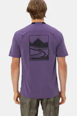 Sale Vaude T-Shirt Men'S Loamer Shirt dark purple/mid purple