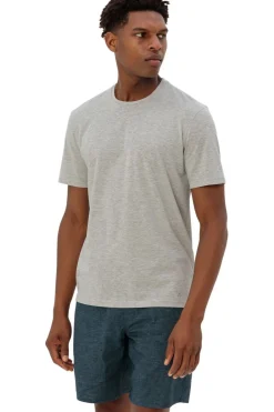 Fashion Vaude T-Shirt Men'S Mineo Striped T-Shirt Ii mid grey