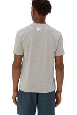 Fashion Vaude T-Shirt Men'S Mineo Striped T-Shirt Ii mid grey