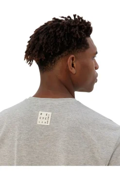 Fashion Vaude T-Shirt Men'S Mineo Striped T-Shirt Ii mid grey