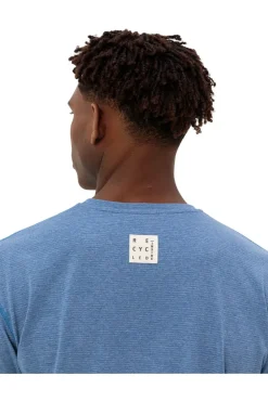 Online Vaude T-Shirt Men'S Mineo Striped T-Shirt Ii mid blue