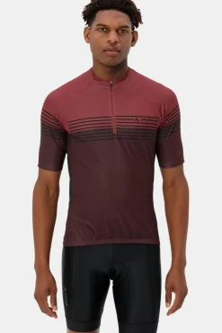 Discount Vaude T-Shirt Men'S Posta Hz Tricot Ii mid red