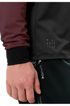 New Vaude T-Shirt Men'S Qimsa Halfzip Ls Shirt Mid Red/Bordeaux / Maroon