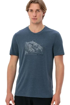 Hot Vaude T-Shirt Men'S Tekoa Iii Dark Blue/Dark Blue