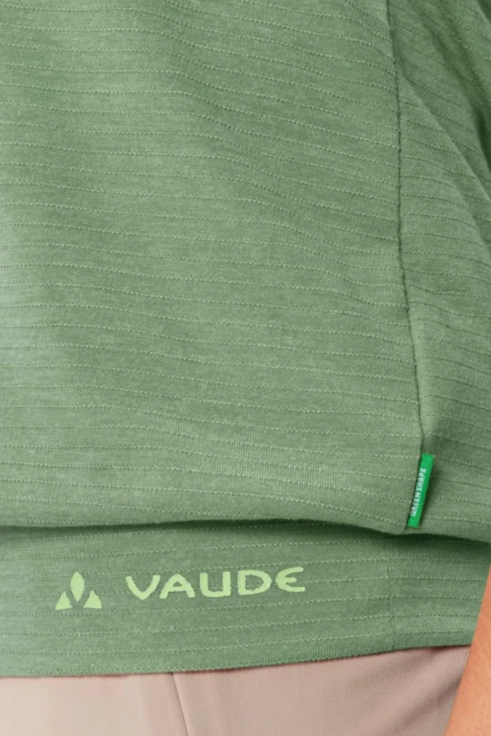 Clearance Vaude T-Shirt Skomer Iii Willow Green
