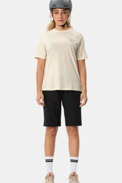 Clearance Vaude T-Shirt Women'S Cyclist Casual Shirt Ecru
