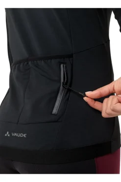 T-Shirt Women'S Kuro Halfzip Ls Tricot-Vaude Sale