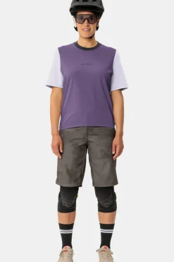 Best Vaude T-Shirt Women'S Loamer Shirt dark purple/mid purple