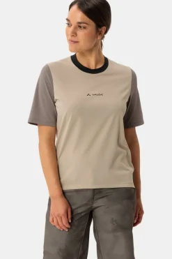 Outlet Vaude T-Shirt Women'S Loamer Shirt Beige