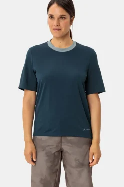 Best Vaude T-Shirt Women'S Loamer Shirt dark blue