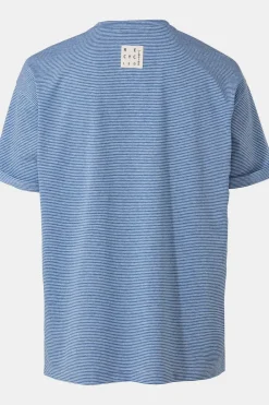 Sale Vaude T-Shirt Women'S Mineo Striped Ultramarine