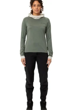 Best Vaude T-Shirt Women'S Qimsa Ls Shirt Ii Olive Green