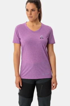 Sale Vaude T-Shirt Women'S Skomer Print T-Shirt Iii Dark Pink/Fuchsia