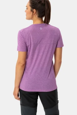 Sale Vaude T-Shirt Women'S Skomer Print T-Shirt Iii Dark Pink/Fuchsia