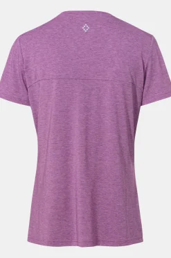 Sale Vaude T-Shirt Women'S Skomer Print T-Shirt Iii Dark Pink/Fuchsia