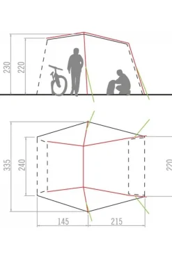 Online Vaude Voortent Drive Van Sand Brown