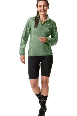 Outlet Vaude Windstopper Women'S Matera Air Jacket Willow Green
