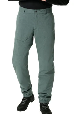 Outlet Vaude Yaras Warm Rain Pants Dusty Forest
