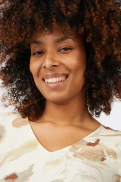 New Vero Moda Blouse Cille Christa Ecru/Beige