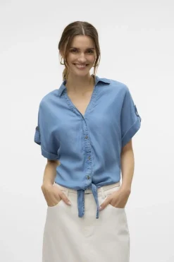 Blouse Fleur  Bow met TENCEL™ vezels-Vero Moda Hot