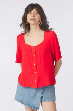 Outlet Vero Moda Blouse Tula Light Blue/Denim / Jeans