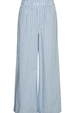Clearance Vero Moda Broek Pinnys Wide Airy Blue