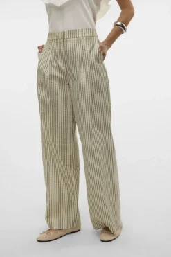 Broek Siv Wide Striped-Vero Moda Discount