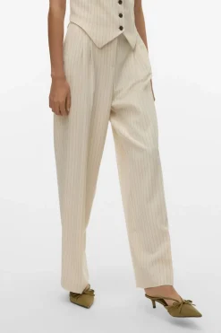 Broek Troian Wide Pinstripe Dad-Vero Moda Sale