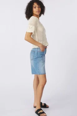 Best Vero Moda Cardigan Sandia Mid Blue/Denim / Jeans