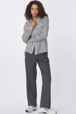 Sale Vero Moda Hemd bumpy Dark Grey Melange