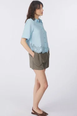 Outlet Vero Moda Hemd Otta Beige/Beige