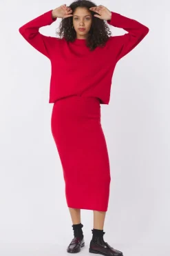 Rok Gold Pinstripe Pencil-Vero Moda Hot