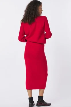 Rok Gold Pinstripe Pencil-Vero Moda Hot