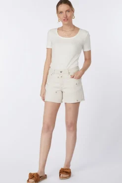 Clearance Vero Moda Short Te Mr Ecru Flowers Silver/Ass. Flower