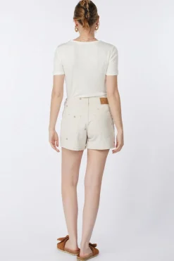 Clearance Vero Moda Short Te Mr Ecru Flowers Silver/Ass. Flower