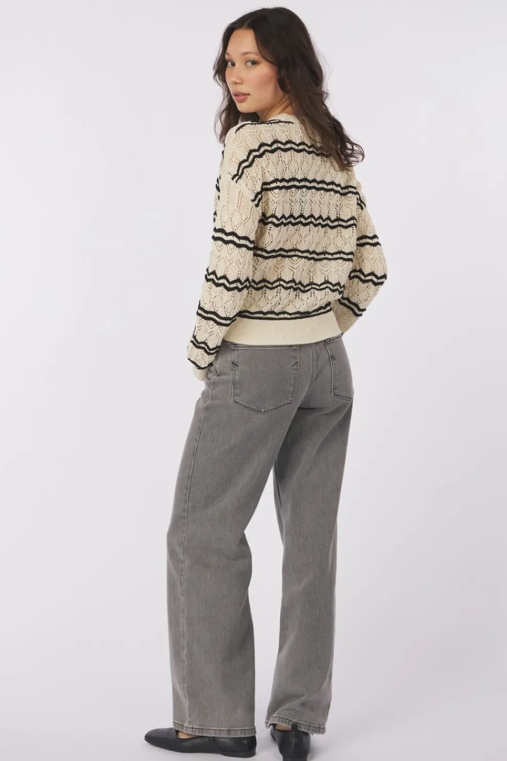 Fashion Vero Moda Trui Bella Light Grey Denim