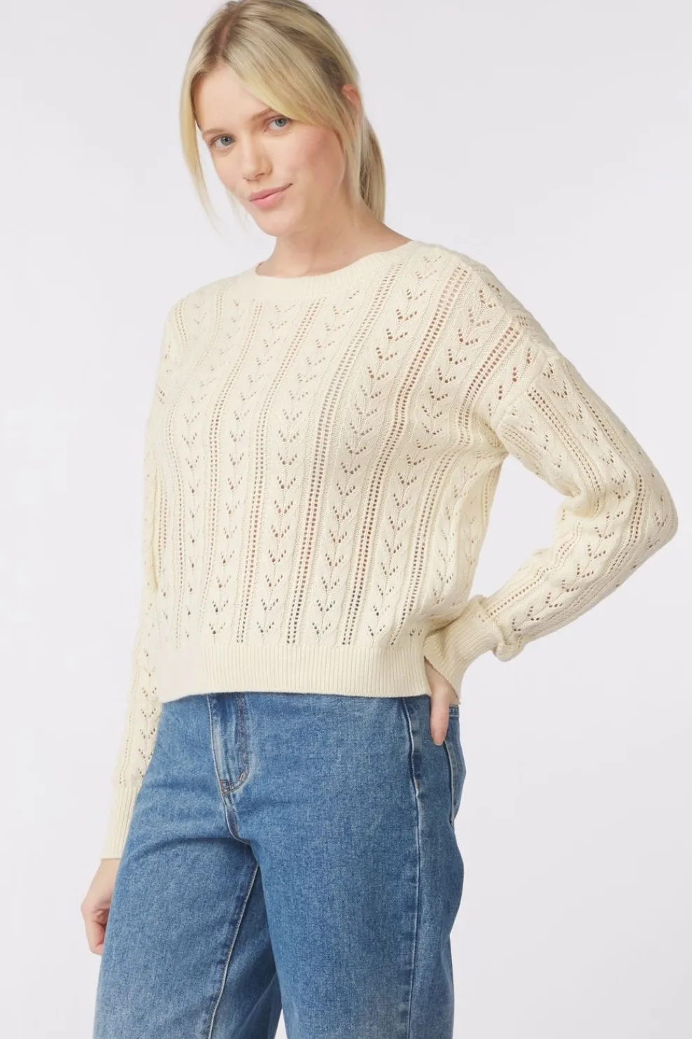 Outlet Vero Moda Trui New Verena Light Blue Denim