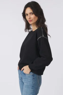 Online Vero Moda Trui Yoyo O_Neck Brushed Classic Denim