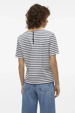 Outlet Vero Moda T-Shirt Abby Light Blue Denim