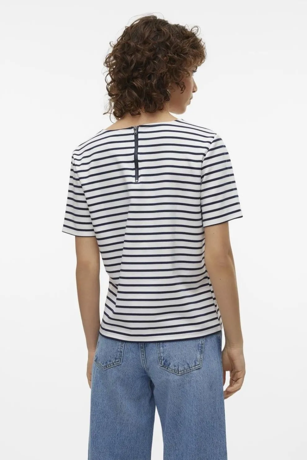 Outlet Vero Moda T-Shirt Abby Light Blue Denim