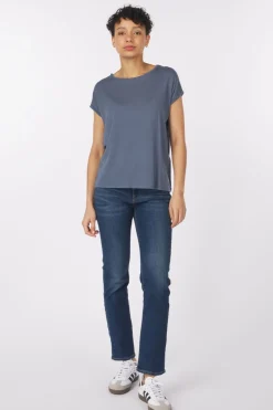 New Vero Moda T-Shirt ava Plainjrs China Blue