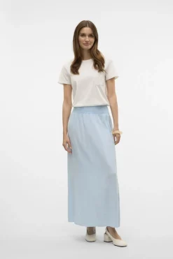 Online Vero Moda T-Shirt Hanne Francis Snow White Detail: Chest