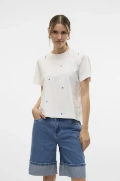 Best Vero Moda T-Shirt Solvei Mette  Spe White/Patterned