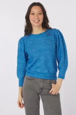 Sale Vero Moda Vmvigga Rib Light Grey Denim