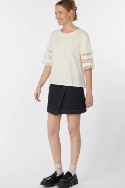 Discount Vila Blouse Carmena Dark Blue Denim