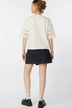 Discount Vila Blouse Carmena Dark Blue Denim