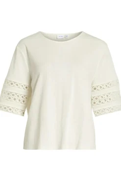 Discount Vila Blouse Carmena Dark Blue Denim