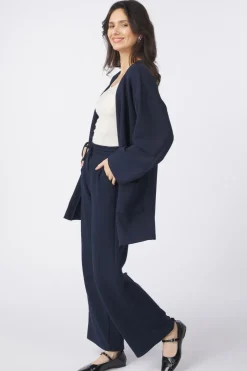 Outlet Vila Broek Siffi Navy Blazer
