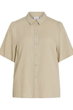 Hot Vila Hemd Pricil New Feather Gray